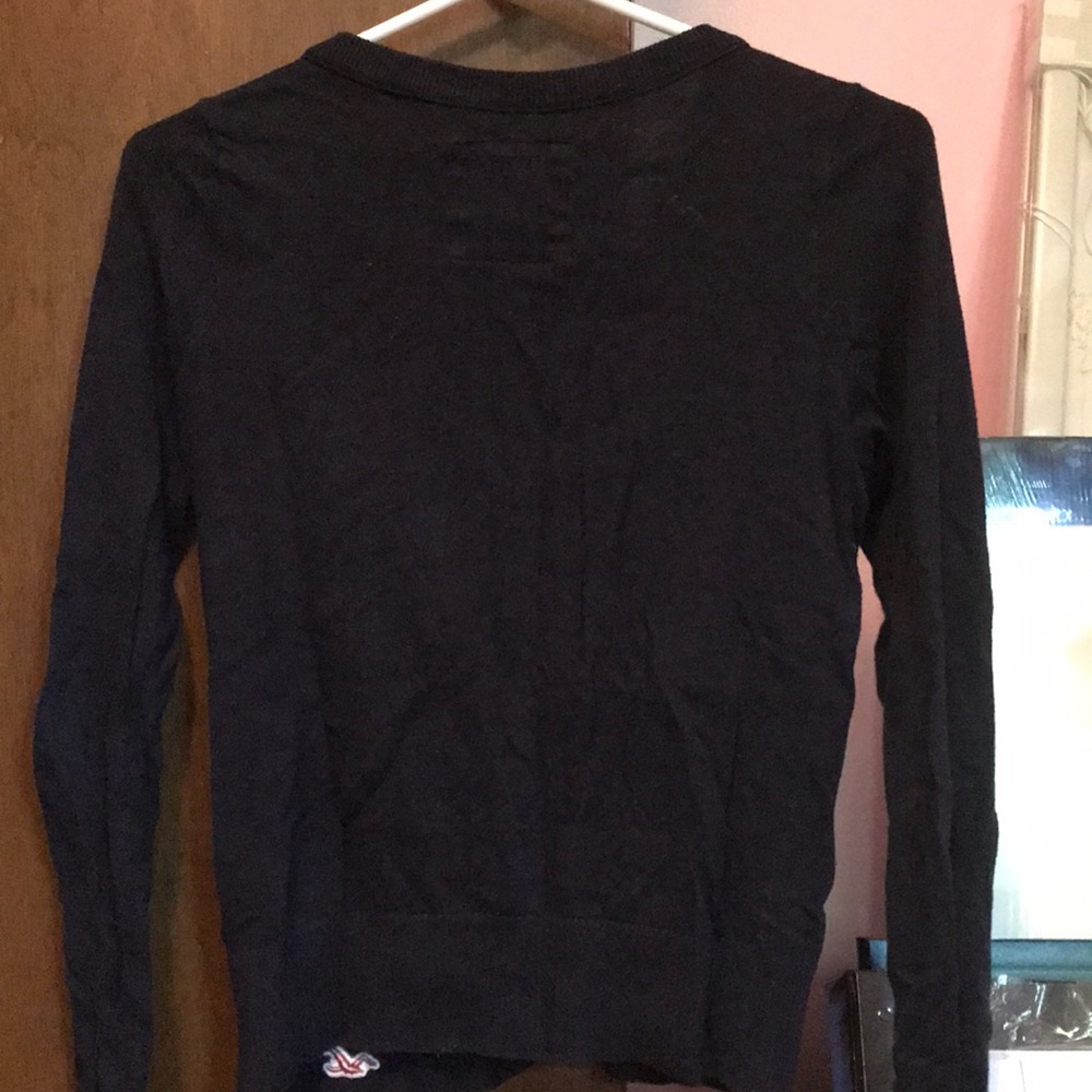 Navy Ruffle Sweater - Picture 5 of 5